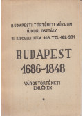 Rákosi Mátyás - Budapest 1686-1848 - Várostörténeti emlékek
