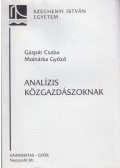 Gáspár Csaba,Molnárka Győző - Analízis közgazdászoknak