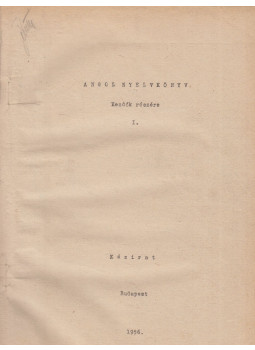 Dlutus Béla - Angol nyelvkönyv kezdők részére I. Dlutus Béla - Angol nyelvkönyv kezdők részére I., Budapest 1956 antikvár könyv