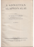 Dr. Rőhlich Károly - A szövettan alapvonalai