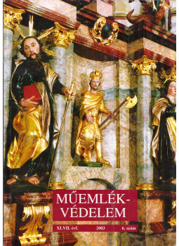 Valter Ilona - Műemlékvédelem 2003/6. Valter Ilona - Műemlékvédelem 2003/6., Budapest 2003 antikvár könyv