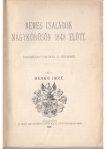 Benkő Imre - Nemes családok Nagykőrösön 1848 előtt leszármazási táblákkal és czimerekkel