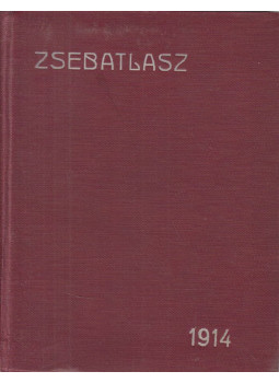 Hermann Győző, Kogutowicz Károly - Zsebatlasz 1914. Hermann Győző, Kogutowicz Károly - Zsebatlasz 1914., Budapest 1913 antikvár könyv