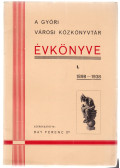 Bay Ferenc - A Győri Városi Közkönyvtár Évkönyve I.