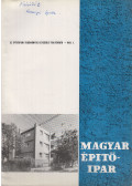 Lux László - Magyar Építőipar 1961/1.