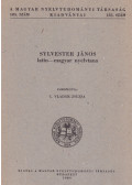 Sylvester János - Sylvester János latin-magyar nyelvtana