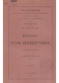 Kúnos Ignácz - Kisázsia török dialektusairól