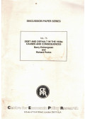 Barry Eichengreen,Richard Portes - Debt and Default in the 1930s: Causes and Consequences