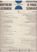 Fehér Kálmán - Új Symposion 1965/8. szám