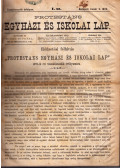 Dr. Ballagi Mór (szerk.) - Protestáns Egyházi és Iskolai Lap 1876. Tizenkilencedik évfolyam