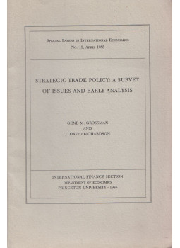 Gene M. Grossman, J. David Richardson - Strategic Trade Policy Gene M. Grossman, J. David Richardson - Strategic Trade Policy, null 1985 antikvár könyv