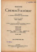 Plank Jenő (szerk.) - Magyar chemiai folyóirat XLII-XLV. évfolyam 1936-1939. 1-12. (4 teljes évfolyam egybekötve)