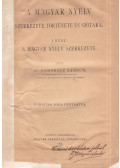 Pongrácz Sándor - A magyar nyelv szerkezete (dedikált)