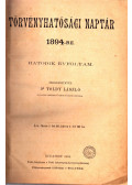 Dr. Toldy László - Törvényhatósági naptár 1894-re - Hatodik évfolyam (1894)
