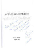 Fazekas Csaba - A ciklon szélcsendjében (dedikált + 2 levél a szerkesztőtől)