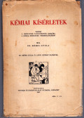 Méhes Gyula dr. - Kémiai kísérletek - Vezető a serdültebb tanulóifjúság számára a kémiai kísérletek végrehajtásában