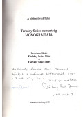 Tárkány Szücs Géza,Tárkány Szücs Imre - A hódmezővásárhelyi Tárkány Szücs-nemzetség monográfiája (dedikált)