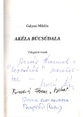 Galyasi Miklós - Akéla búcsúdala (dedikált)
