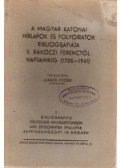 Lukács József (összeáll.) - A magyar katonai hírlapok és folyóiratok bibliográfiája II. Rákóczi Ferenctől napjainkig (1705–1941)