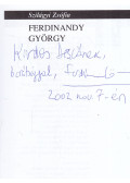 Szilágyi Zsófia - Ferdinandy György (dedikált)