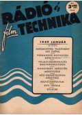 Molnár János (fel. szerk.) - Rádió és filmtechnika 1949 (teljes évfolyam)