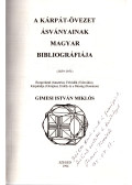Gimesi István Miklós - A kárpát-övezetek ásványainak magyar bibliográfiája - Térképmellékletek I-II. kötet (dedikált)