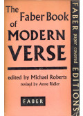 ROBERTS, MICHAEL (editor) - The Faber Book of Modern Verse