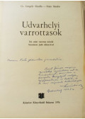 Cs. Gergely Gizella,Haáz Sándor - Udvarhelyi varrottasok - Írás utáni varrottas minták Szentimrei Judit előszavával 57 melléklettel (teljes) (dedikált)