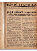 Paskay Bernát (szerk.) - Rádiótechnika 1937. II. évfolyam 1-12. szám (teljes évfolyam egybekötve)
