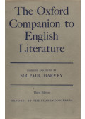 HARVEY, PAUL - The Oxford Companion to English Literature