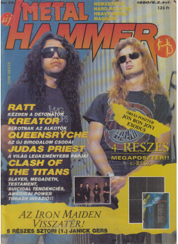 Cselőtei László, Lénárd László - Metal Hammer H. 1990/6. Cselőtei László, Lénárd László - Metal Hammer H. 1990/6., Budapest 1990 antikvár könyv
