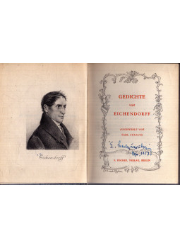 Emil Strauss - Gedichte von Eichendorff Emil Strauss - Gedichte von Eichendorff, Berlin 1900 antikvár könyv