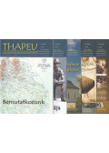 Tarnavölgyi László (szerk.),Katus Norbert (szerk.) - 5 db Thapeu magazin: I. évfolyam 1. szám 2012. szeptember, I. évfolyam 2. szám, 2013. március, II. évfolyam 2. szám 2013 július, II. évfolyam 3. szám 2013. október, III. évfolyam 2. szám 2014. június