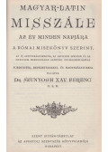Szunyogh Xavér Ferenc - Magyar-latin Misszále