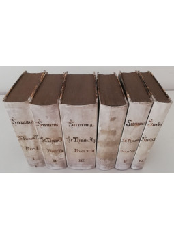 Aquinói Szent Tamás - Summa Theologica I-VI. Aquinói Szent Tamás - Summa Theologica I-VI., Roma 1886 antikvár könyv
