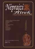 Hála József,Máté György - Néprajzi Hírek 2017/1.