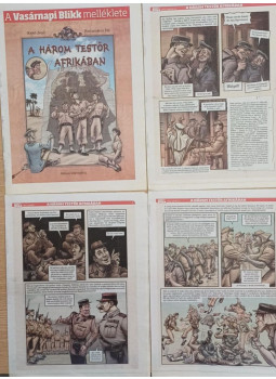 Rejtő Jenő, Korcsmáros Pál - A három testőr Afrikában 1-8., 10. számok (hiányos) Rejtő Jenő, Korcsmáros Pál - A három testőr Afrikában 1-8., 10. számok (hiányos), null 2013 antikvár könyv