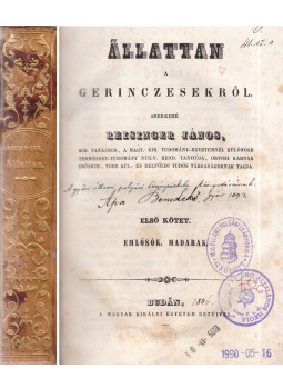 Reisinger János - Állattan