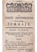 Losontzi István - A' Szent Historiának rövid summája