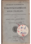 Hámori Márton,Győrffy János - Földrajzi előismretek - Torontálvármegye rövid földrajza