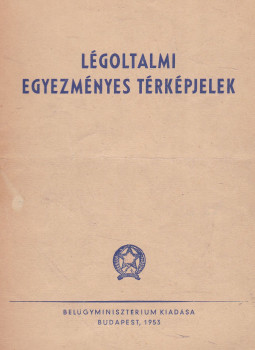- Légoltalmi egyezményes térképjelek - Légoltalmi egyezményes térképjelek, Budapest 1953 antikvár könyv