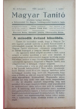 Banai Tóth Pál - Magyar Tanító 1931. XI. évfolyam (teljes) Banai Tóth Pál - Magyar Tanító 1931. XI. évfolyam (teljes), null 1931 antikvár könyv