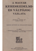 Kuncz Ödön - A magyar kereskedelmi- és váltójog vázlata II.