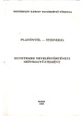 Balázs Sándor - Platóntól - Steinerig