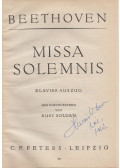 Beethoven, Ludwig von - Missa solemnis