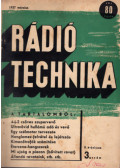 Paskay Bernát (szerk.) - Rádiótechnika 1937-1944 közötti vegyes számok egybekötve (12 szám)