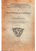 Dr. Fallenbüchl Ferenc - Az ágostonrendiek Magyarországon