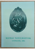 Horváth László - Mátrai tanulmányok 1993.