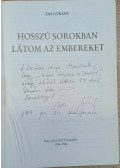 Zas Lóránt - Hosszú sorokban látom az embereket (dedikált)