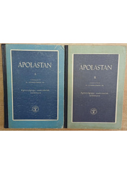 Dr. Schwarczmann Pál - Ápolástan I-II. kötet Dr. Schwarczmann Pál - Ápolástan I-II. kötet, Budapest 1965 antikvár könyv